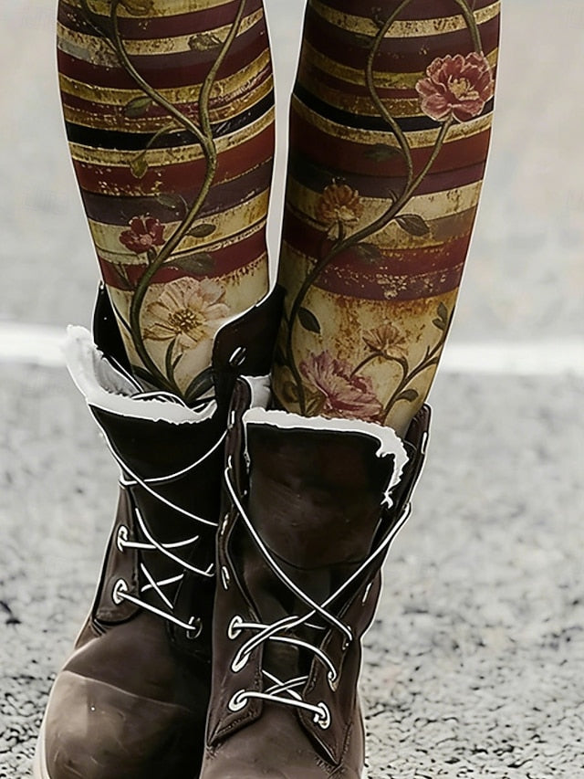 Women's Leggings Cozy Leggings Vacation Vintage Ethnic