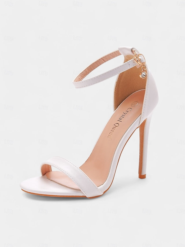 for Wedding Women Metallic Heel – Stiletto Sandals Sleek