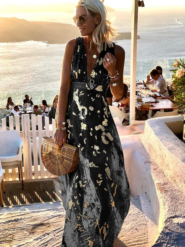 Women's Party Dress Sundress A Line Dress Long Dress Maxi