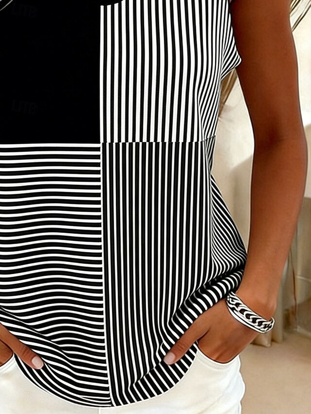 Women's Keyhole Top Tunic Tank Top Keyhole Graphic
