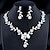 Bridal 1 Party For Sets Women's Jewelry set White