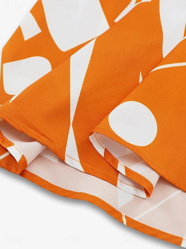 Women's Casual Dress Floral Leaf Backless Print Off