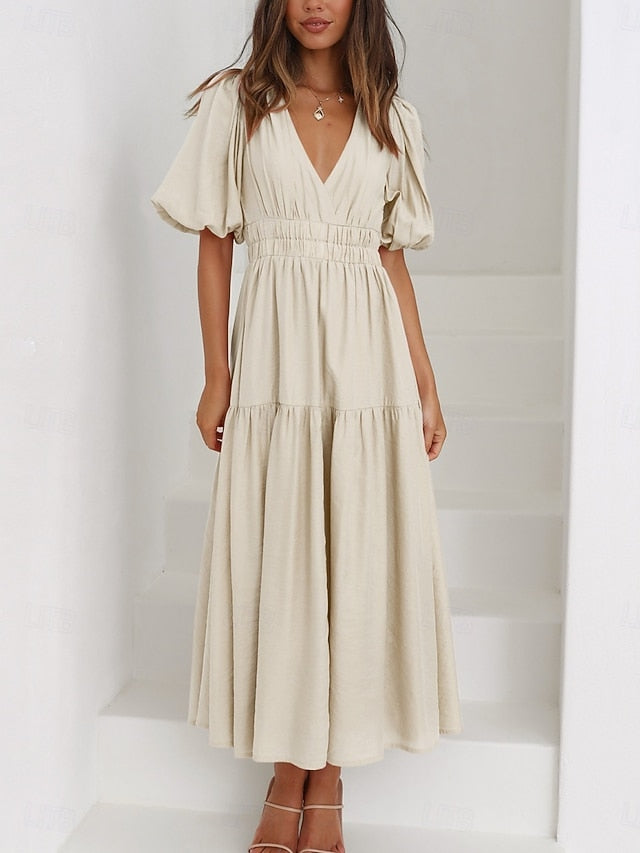 Women's Maxi Dress Casual Dress A Line Dress Stylish Basic