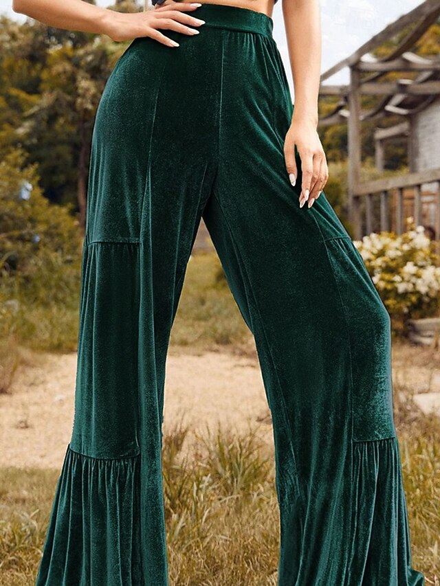 Women's Wide Leg Corduroy Pants Pants Trousers Fashion