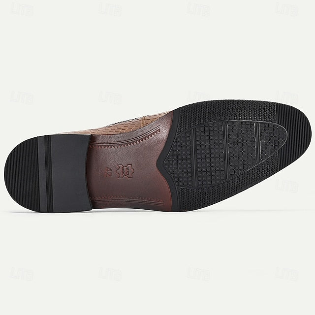 Genuine Crocodile Oxford – Shoes Leather Print Elegant Men’s