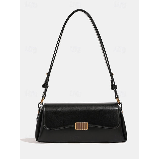 Sac fourre-tout en cuir PU pour femme, idéal pour les courses quotidiennes