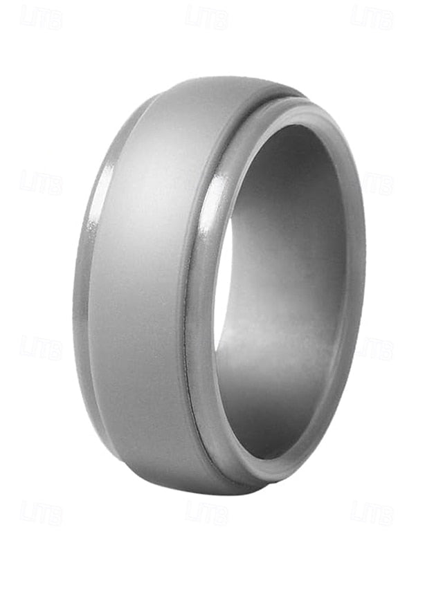 Durable Ring for Matte Silicone Men Black Comfortable –