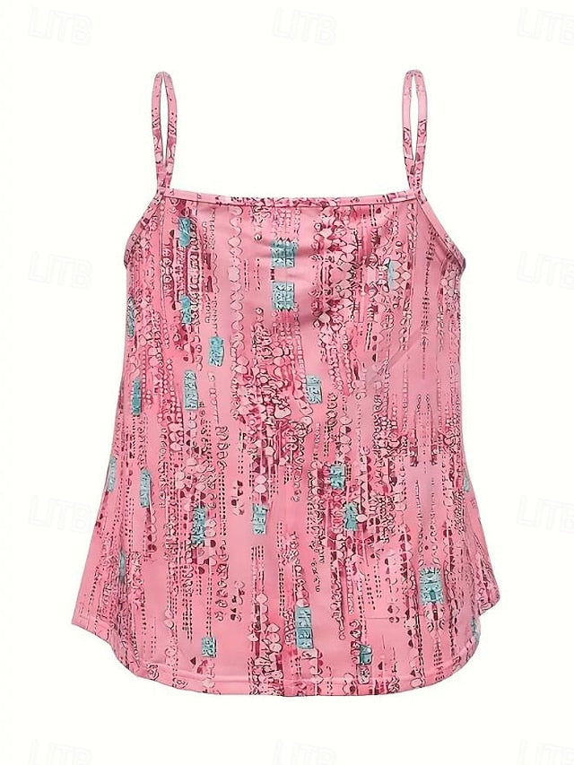 Women's Camisole Tank Top Tie Dye Bohemia Vintage Daily