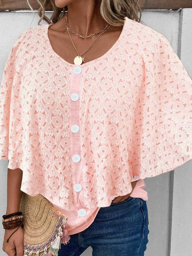 Plain Loose Casual Shirt WS112 - fabuloryshop