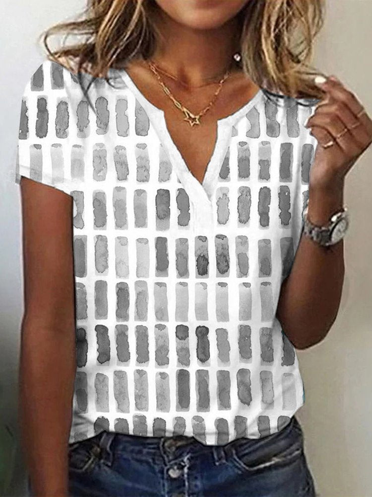 Ombre Casual Loose T-Shirt cc194 - fabuloryshop