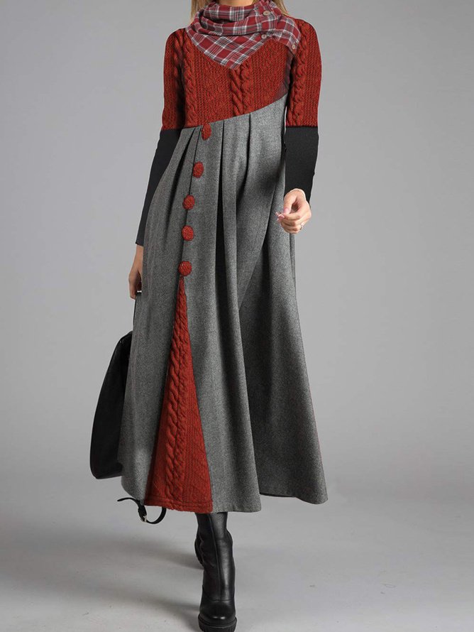 Regular Fit Casual Dress WJ112 - fabuloryshop