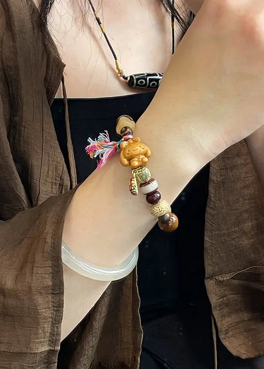 Star Moon Bodhi Duobao Guofeng Buddha Bead Handstring Ada Fashion