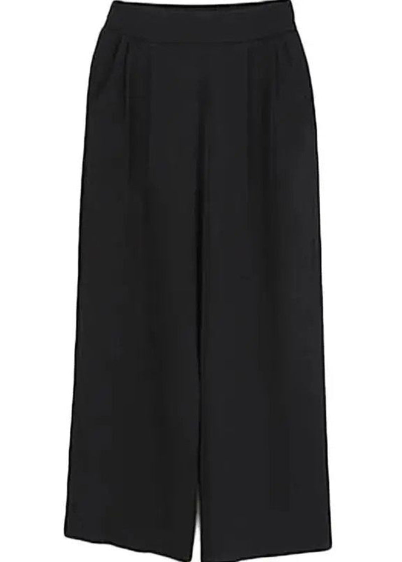 Vintage Black Embroideried Patchwork Silk Two Piece Set Women Clothing Spring LY2729 - fabuloryshop