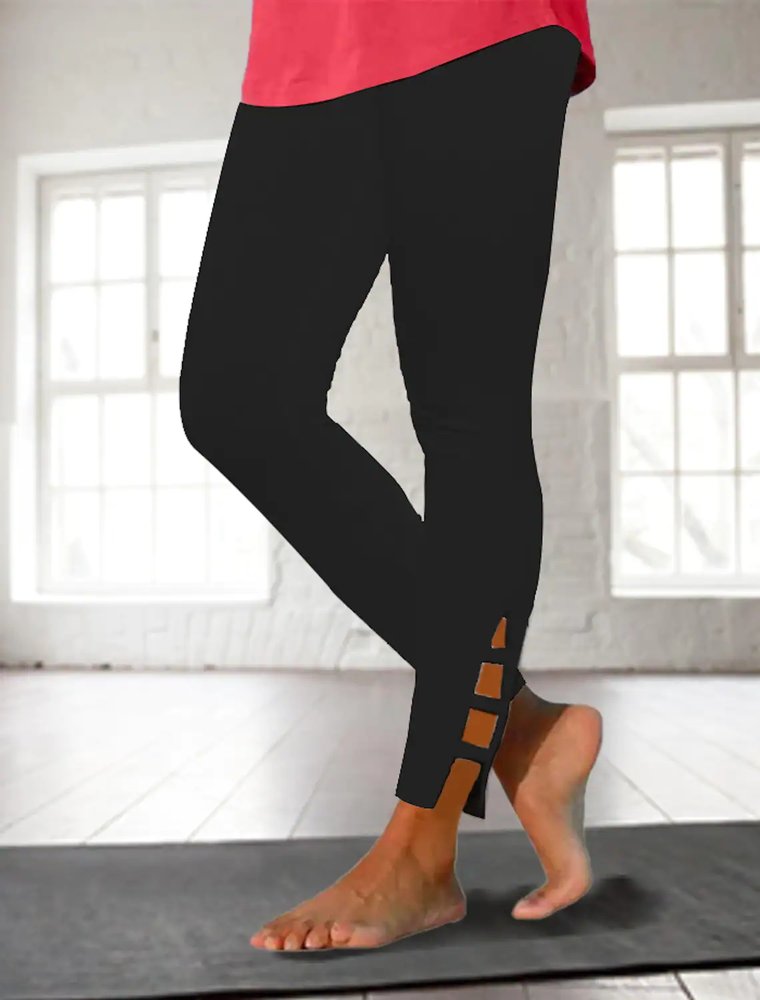 Plain Casual Tight Leggings WK110 - fabuloryshop