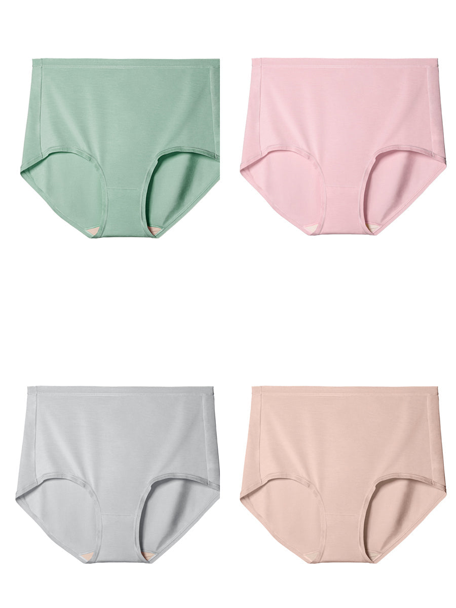 Women Casual High 4 Underwear Summer Pieces Waist