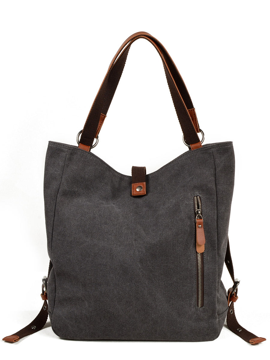 Women Casual Canvas Shoulder Bag Backpack FD055