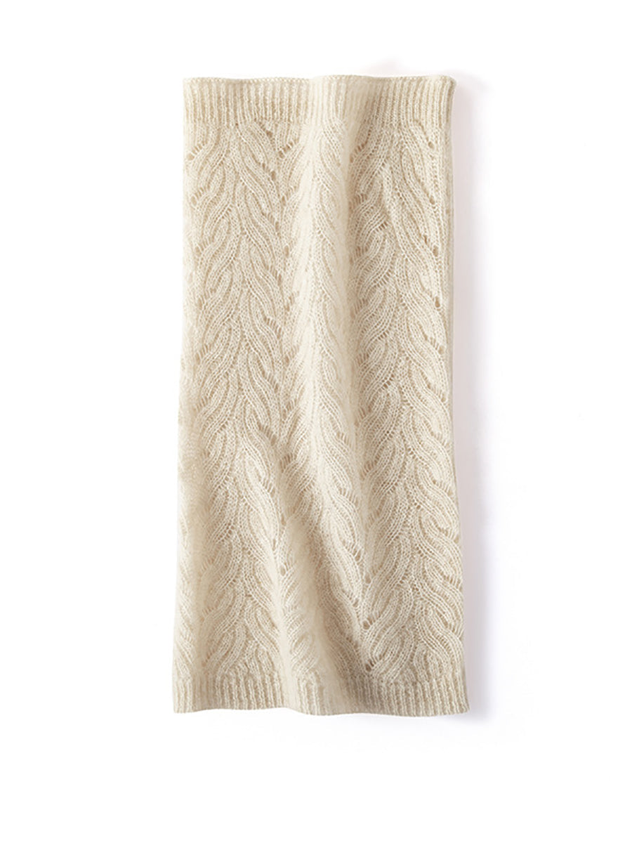 Winter Keep Warm Cashmere Knit Scarf QM034