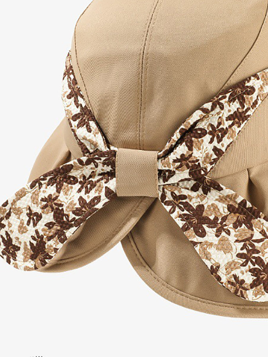 Floral Summer Sunproof Bowknot Women Artsy Hat