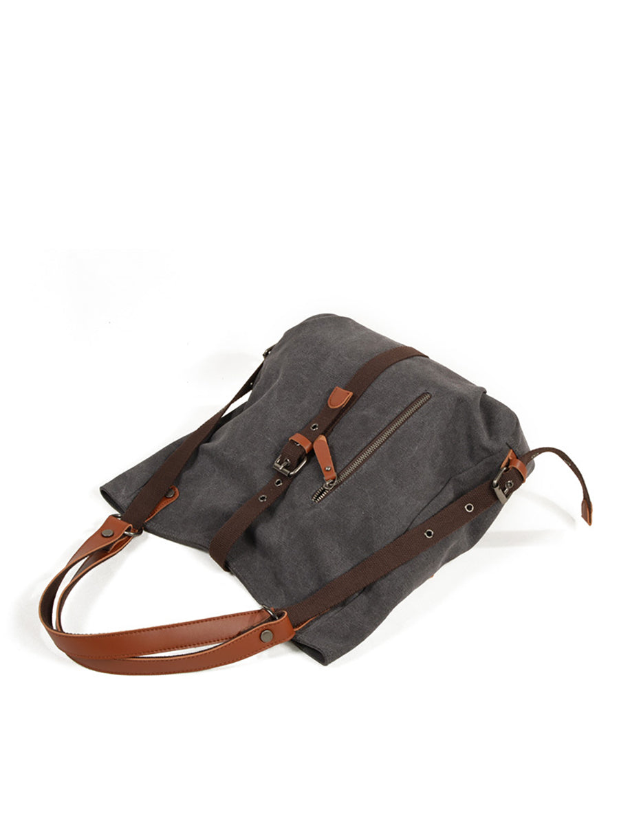 Women Casual Canvas Shoulder Bag Backpack FD055