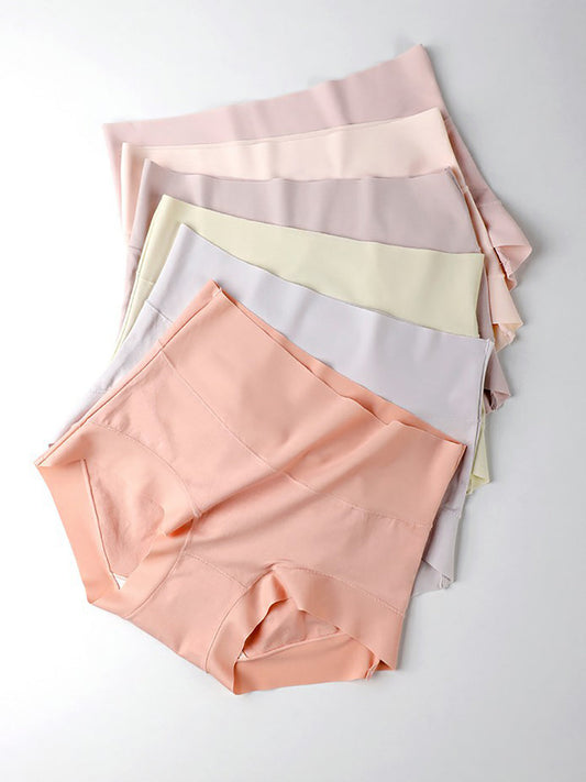 Sous-vêtements d'été décontractés pour femmes, taille haute, 6