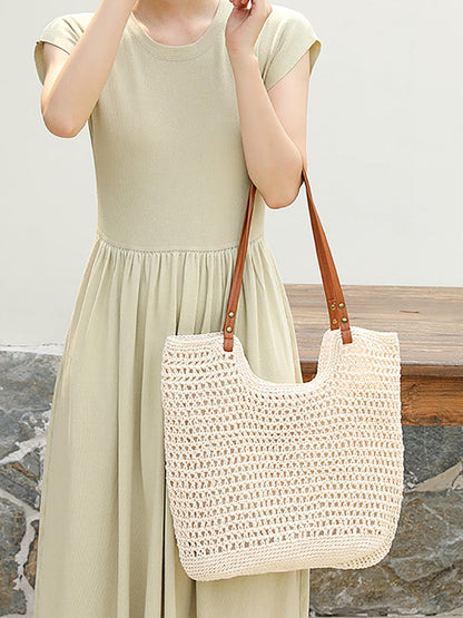 Summer Vintage Knitted Large Capacity Shoulder Bag RR1007