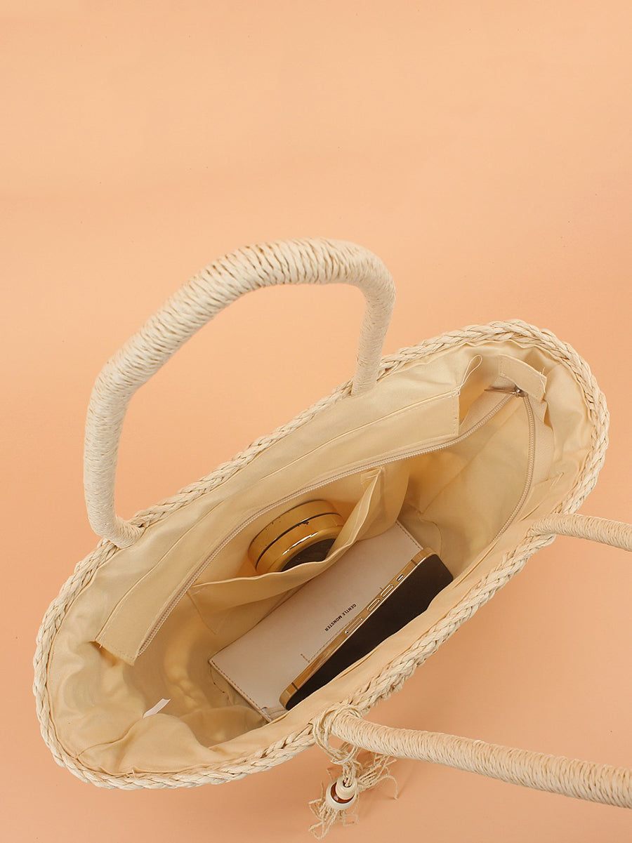 Weave Fashion Commuter Bag Stroh Schulter