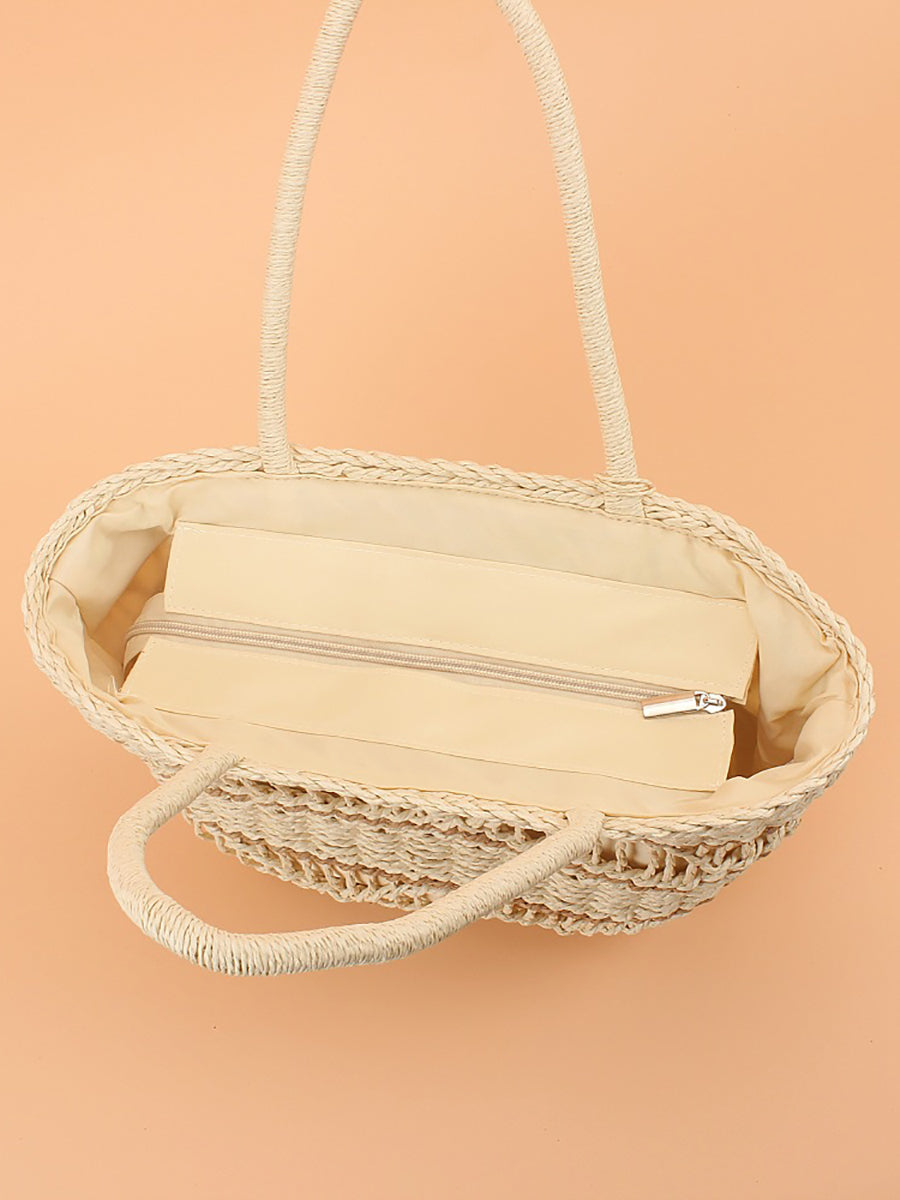 Weave Fashion Commuter Bag Stroh Schulter