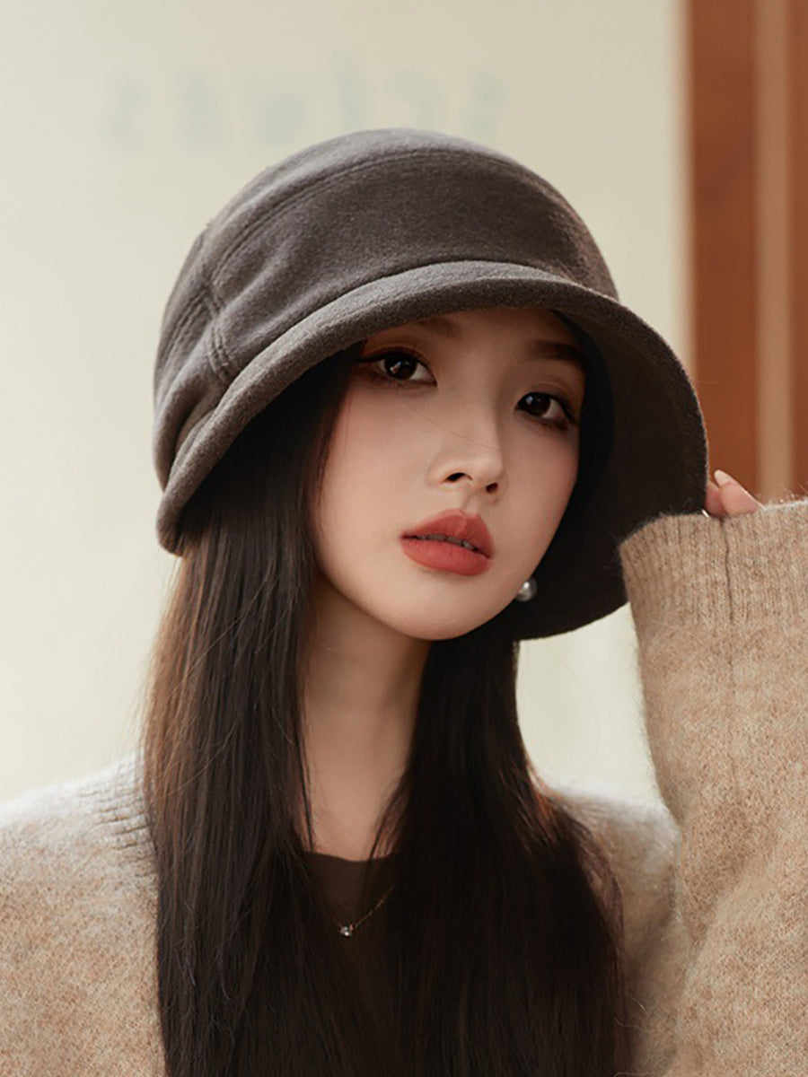 Women Winter Casual Solid Warm Hat WU005