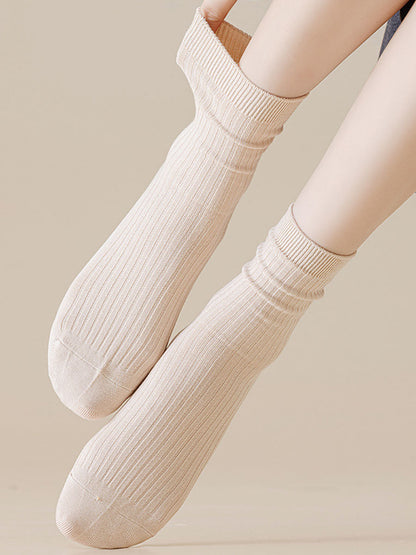 5 Pairs Women Soft Casual Cotton Socks BA1079