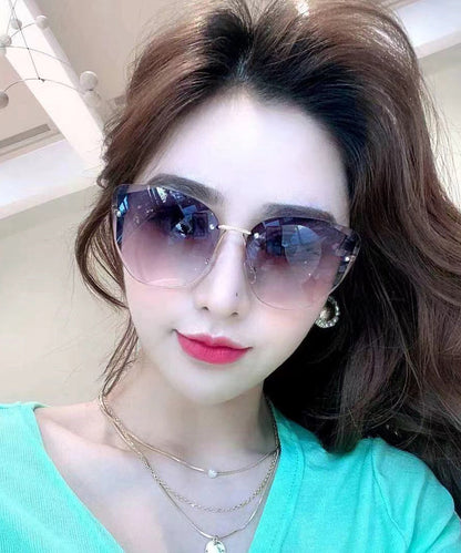 2024 New Fashion Large Gradient Sunglasses XS1090