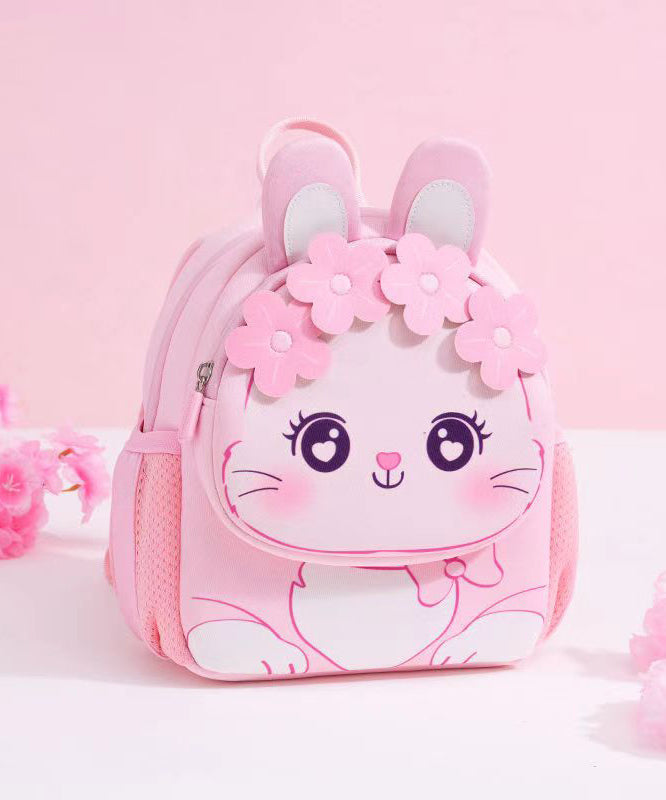 2024 New Pink Kids Girls Floral Princess Backpack Bag IU001