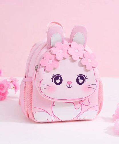 2024 New Pink Kids Girls Floral Princess Backpack Bag IU001