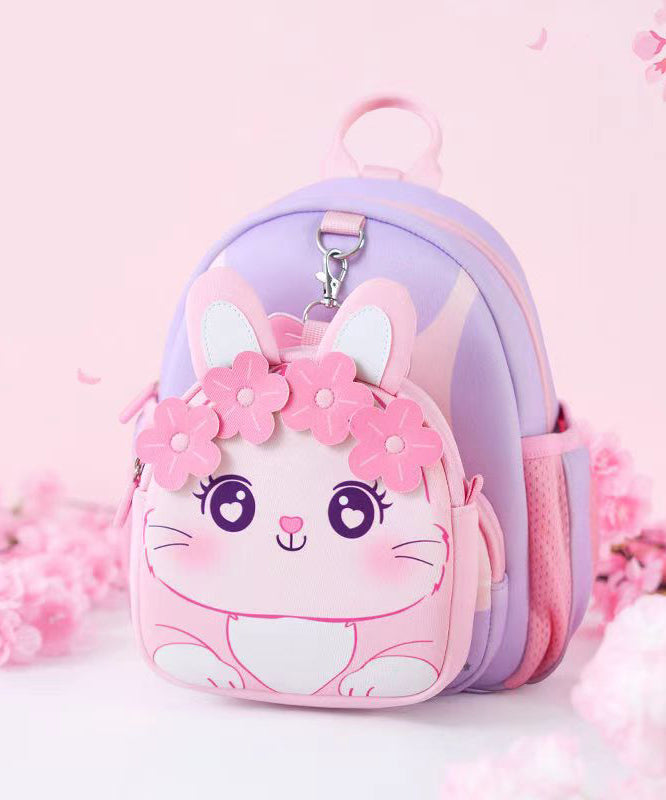 2024 Neue rosa Kinder Mädchen Blumen Prinzessin Rucksack Tasche IU001