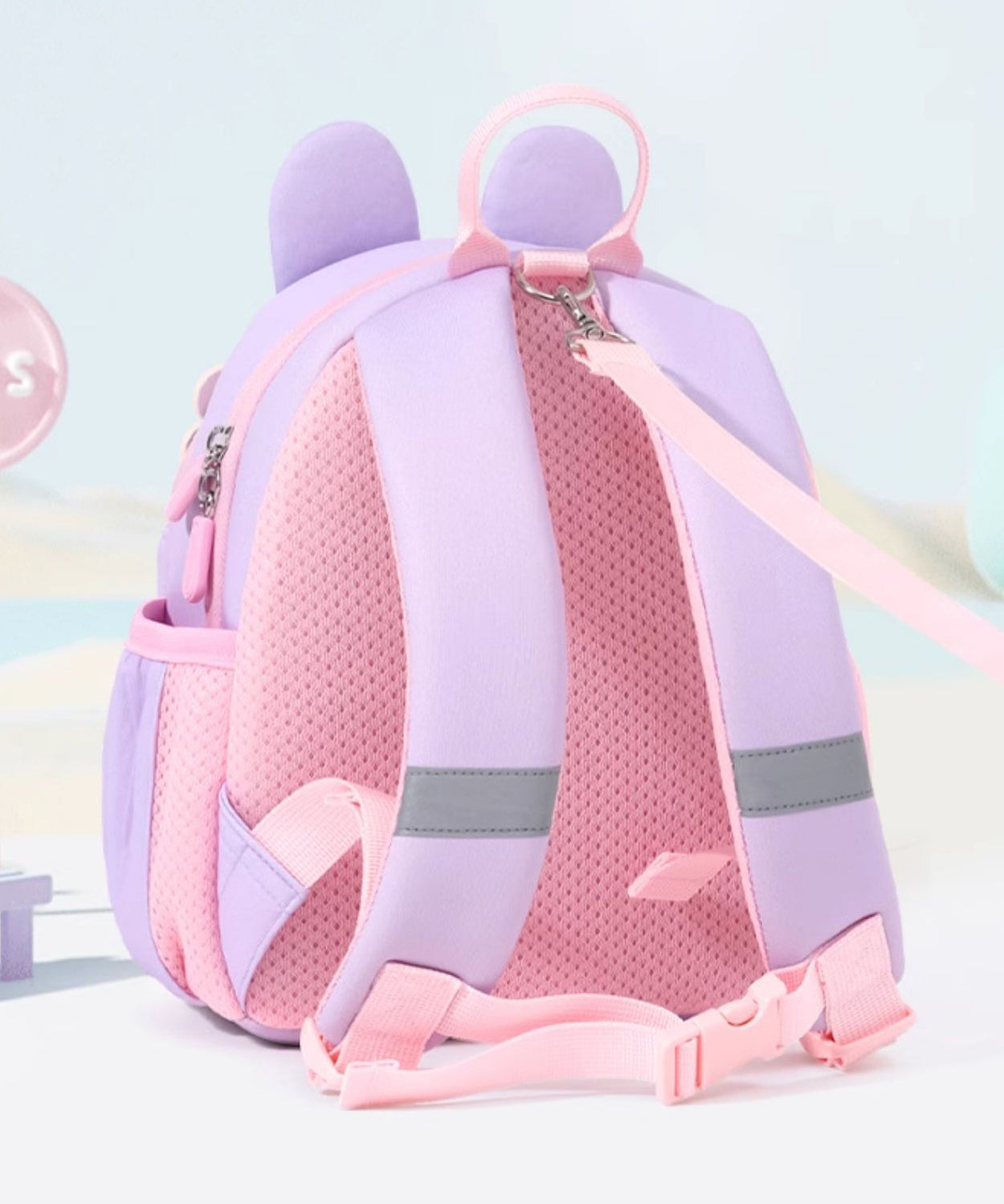 2024 Neue rosa Kinder Mädchen Blumen Prinzessin Rucksack Tasche IU001