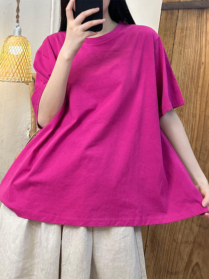 Women Summer Casual Solid Cotton Shirt TY1027