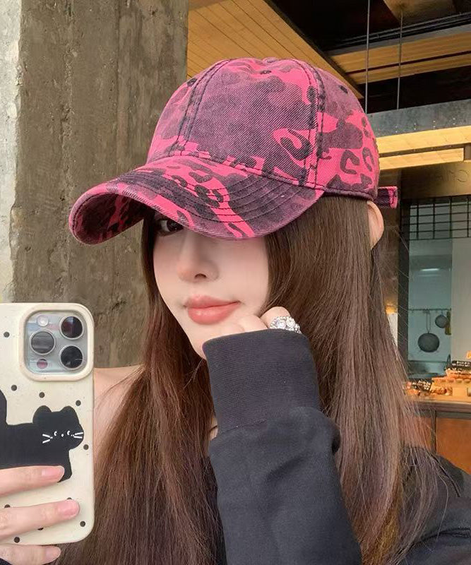 2025 Hut Print Cap Baseball Leopard New Rose Vielseitig