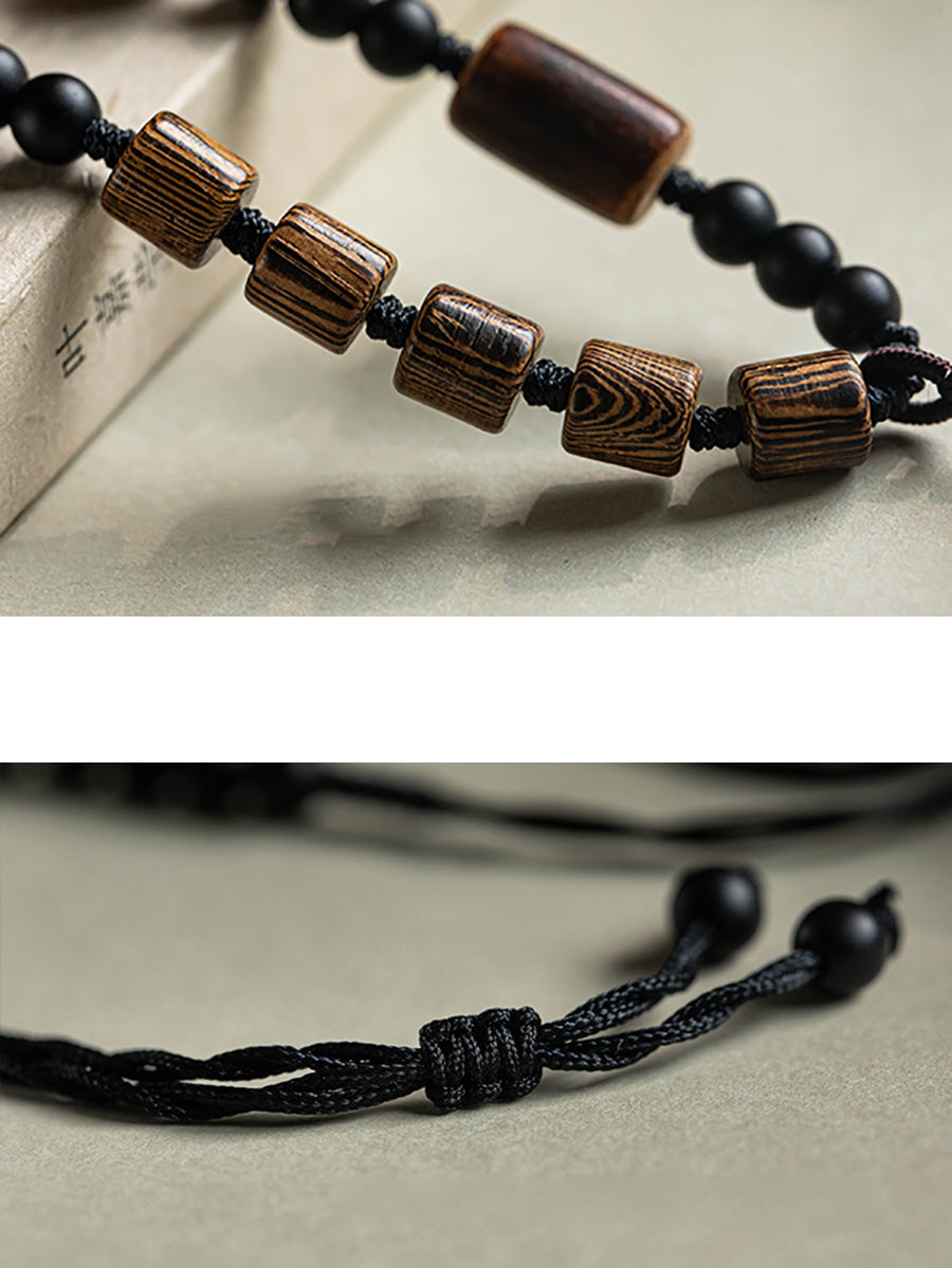 Necklace Women Bead Ethnic Wooden Bodhi