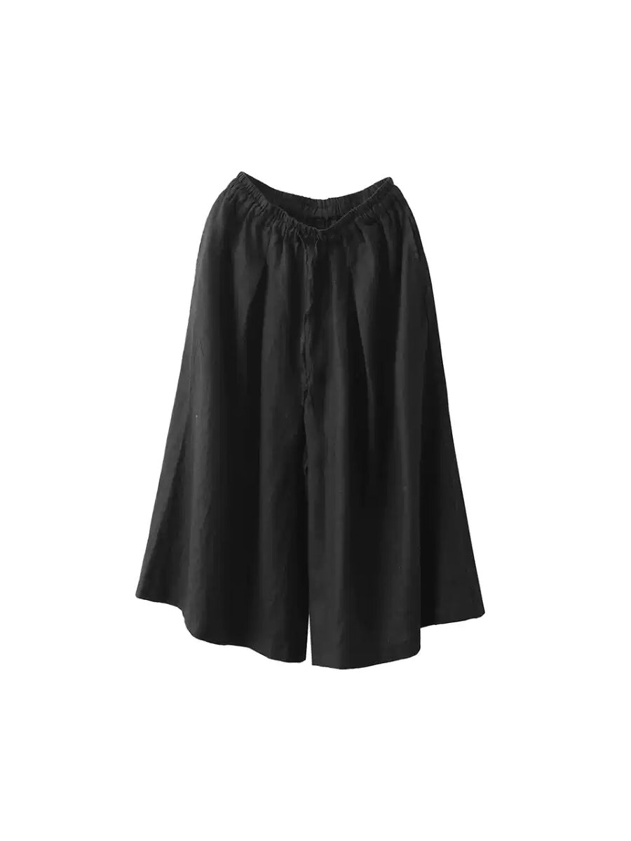 Sommer Reine 100% Leinen Rock Farbe Frauen