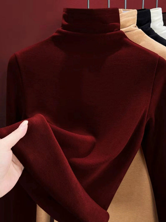 Knitted Turtleneck Autumn Sweater Casual Women