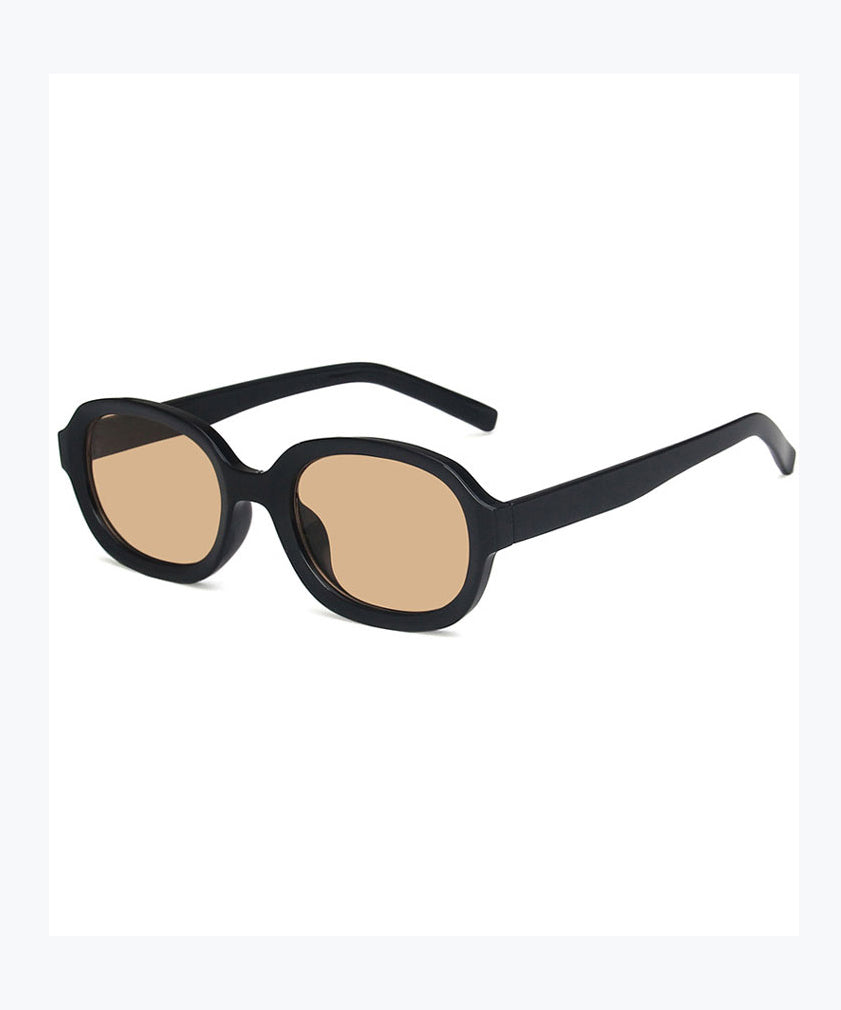 Black Framed Brown American Retro Sunscreen Sunglasses XS1075