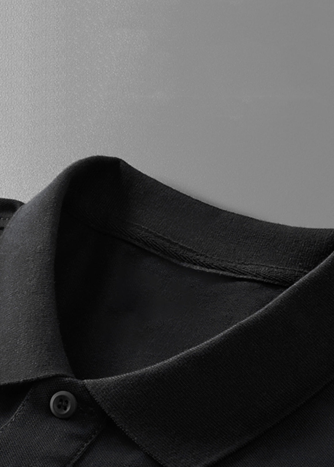 Chemise en coton à boutons noirs, imprimé polo d'été pour homme, coupe slim