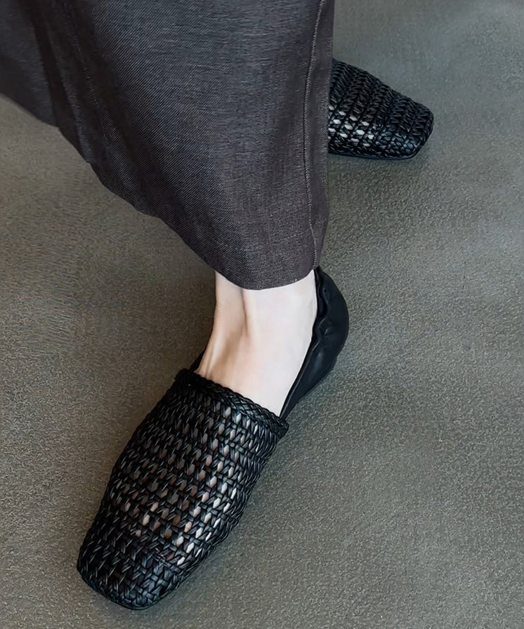 Sandals Out Hollow Walking Black Best Splicing For Simple