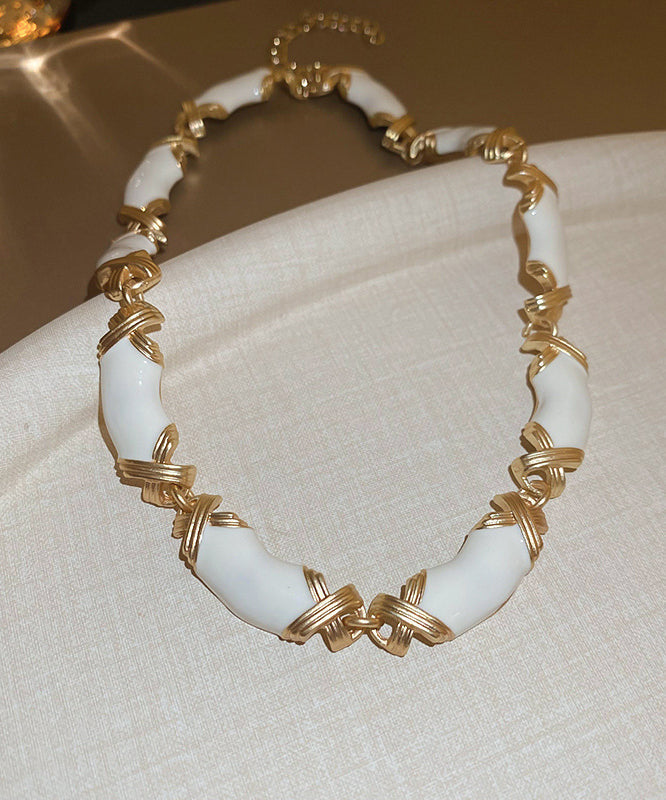 Glaze Black Gratuated Alloy Bohemian Necklace Drip Bead