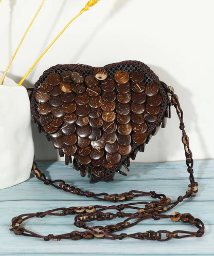 Bohemian Heart Handmade Beaded Diagonal Cross Bag HJ1043