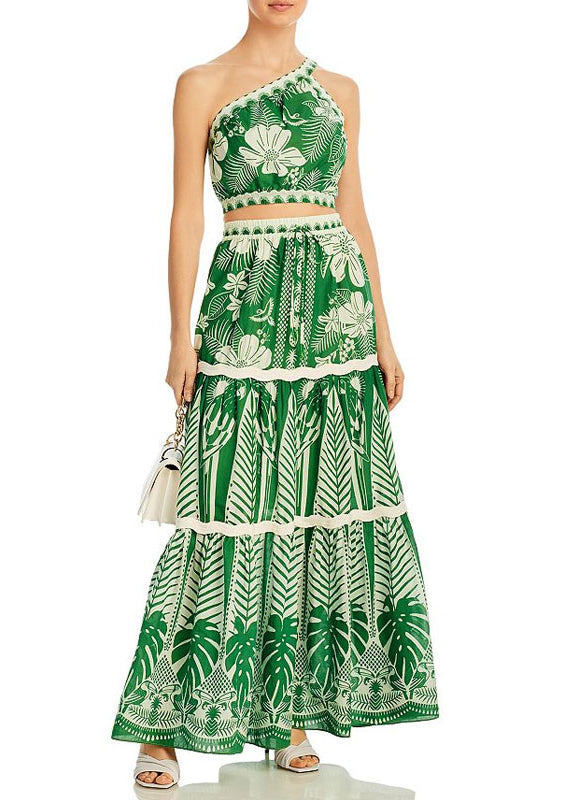Und Schulter Top Stil Bohemian Taille Kurz Hohe Ein Urlaub