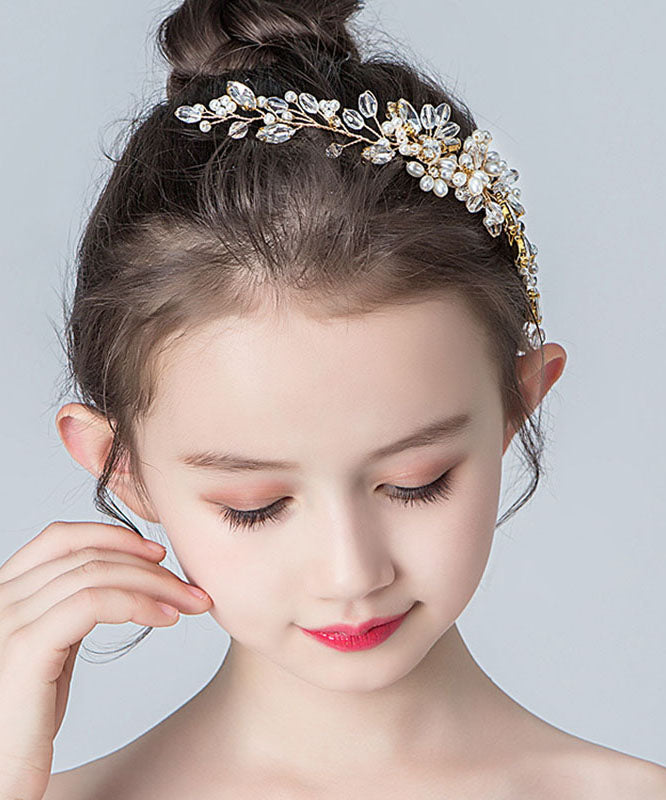 Boho Alloy Zircon Cryst Kids Hairpin IU040