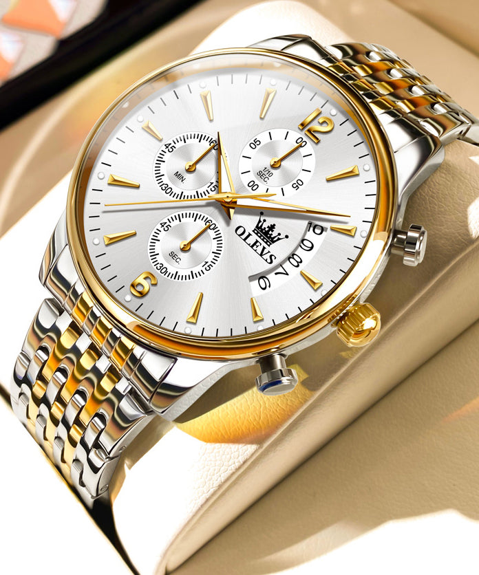 Legierung Blau Quarzwerk Boutique Wasserdicht Stahl Edelstahl