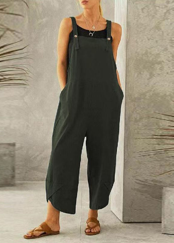 Jumpsuit Grey Slash Neck Boutique Dark Summer Patchwork