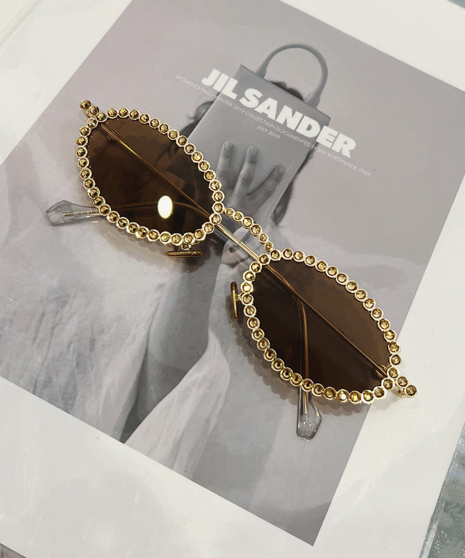 Boutique Stylish Black Zircon Sunglasses XS1066