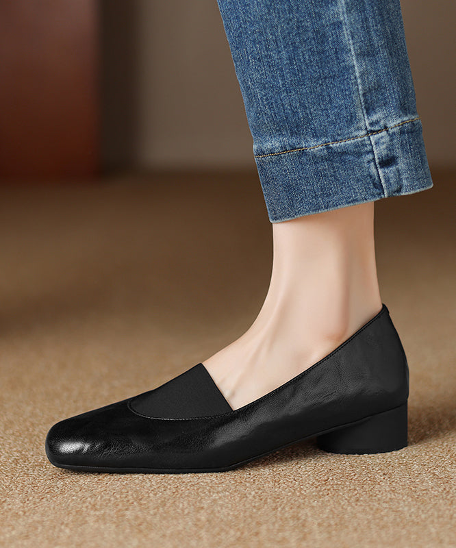 Braune Schaffell-Loafer, bequem, Spleißen, klobig, Damen